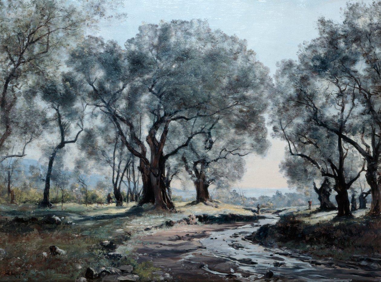 Horský potok Vallonet, 1892 od Emmanuel Lansyer