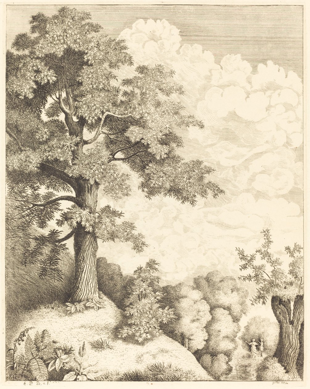 Pohled na Santron od Emmanuel Phélippes Beaulieu