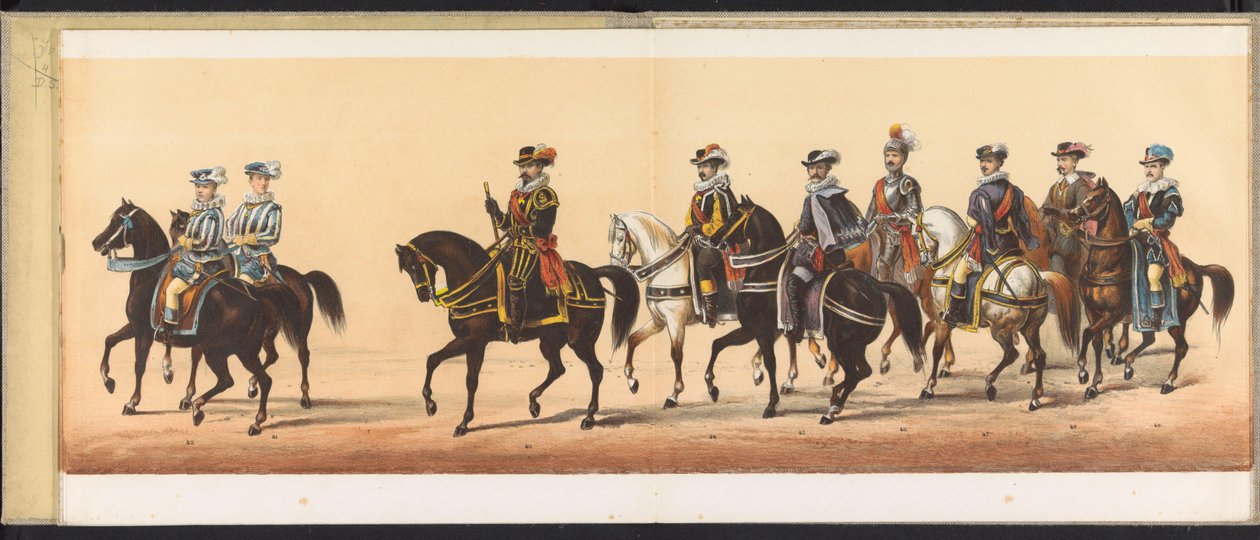 Procesí v Haarlemu, 1872 (deska 6) Procesí konané v Haarlemu 1. dubna 1872. (název série na předmětu) od Emrik and Binger