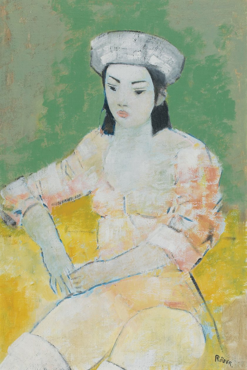 Tanečnice (olej na palubě) od Endre Roder