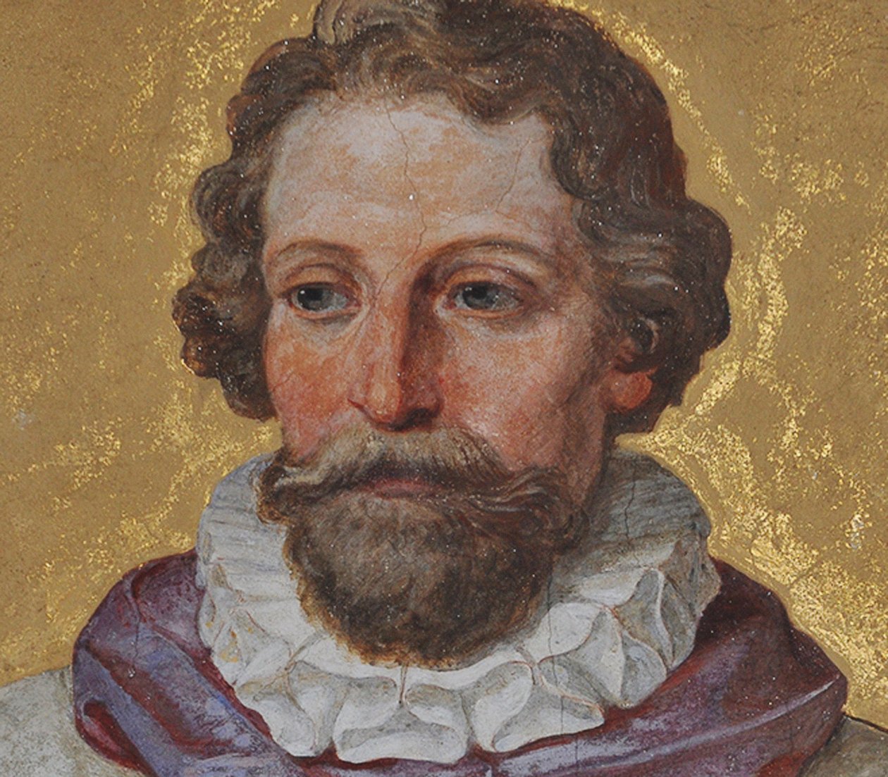 Julius Echter von Mespelbrunn 1545-1617 Detail, 1857 od Engelbert Seibertz