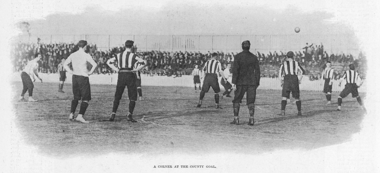 Roh Tottenhamu u County Goal, 1899 od English Photographer