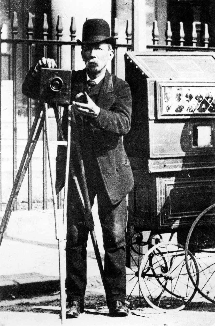 Cestující fotograf, 19. století (fotografie) od English Photographer