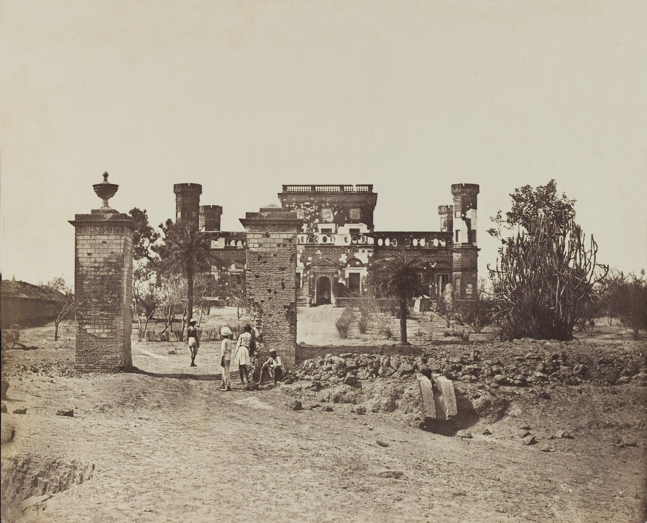 Opuštěný dům, kolem roku 1858 od English Photographer