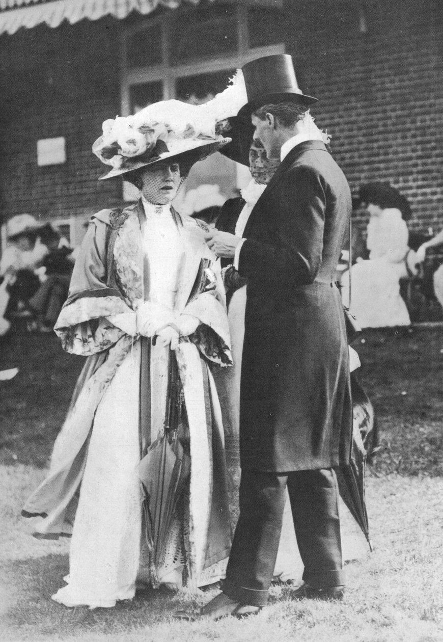 Alice Keppel a její manžel George, 1909 od English Photographer