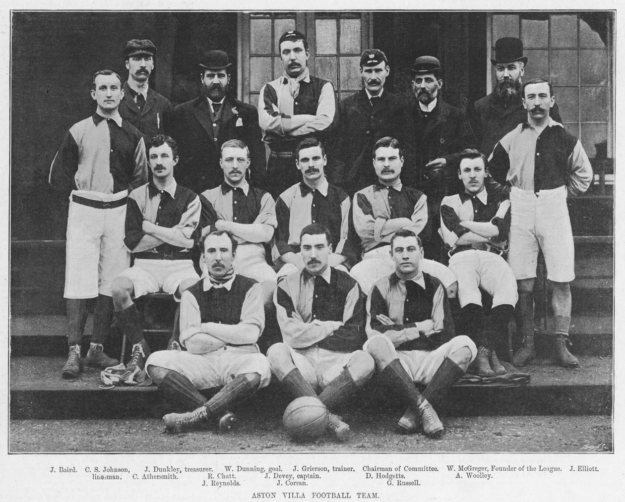 Aston Villa Football Team, 1894 od English Photographer