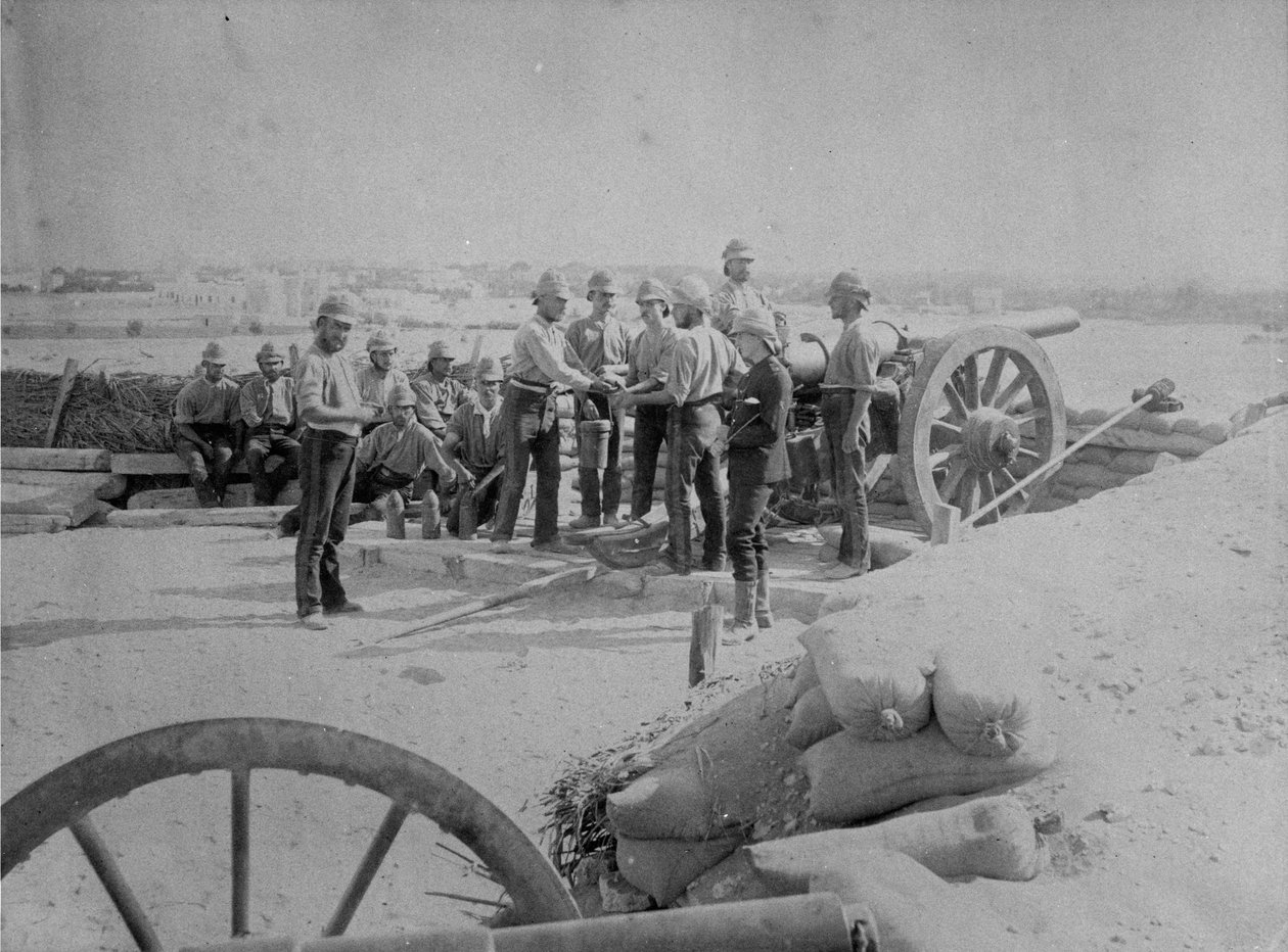 Britské síly po dobytí Alexandrie, 1882 od English Photographer