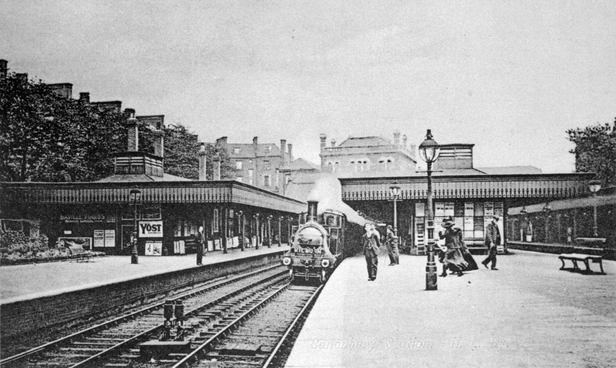 Stanice Canonbury, Islington, asi 1905 od English Photographer