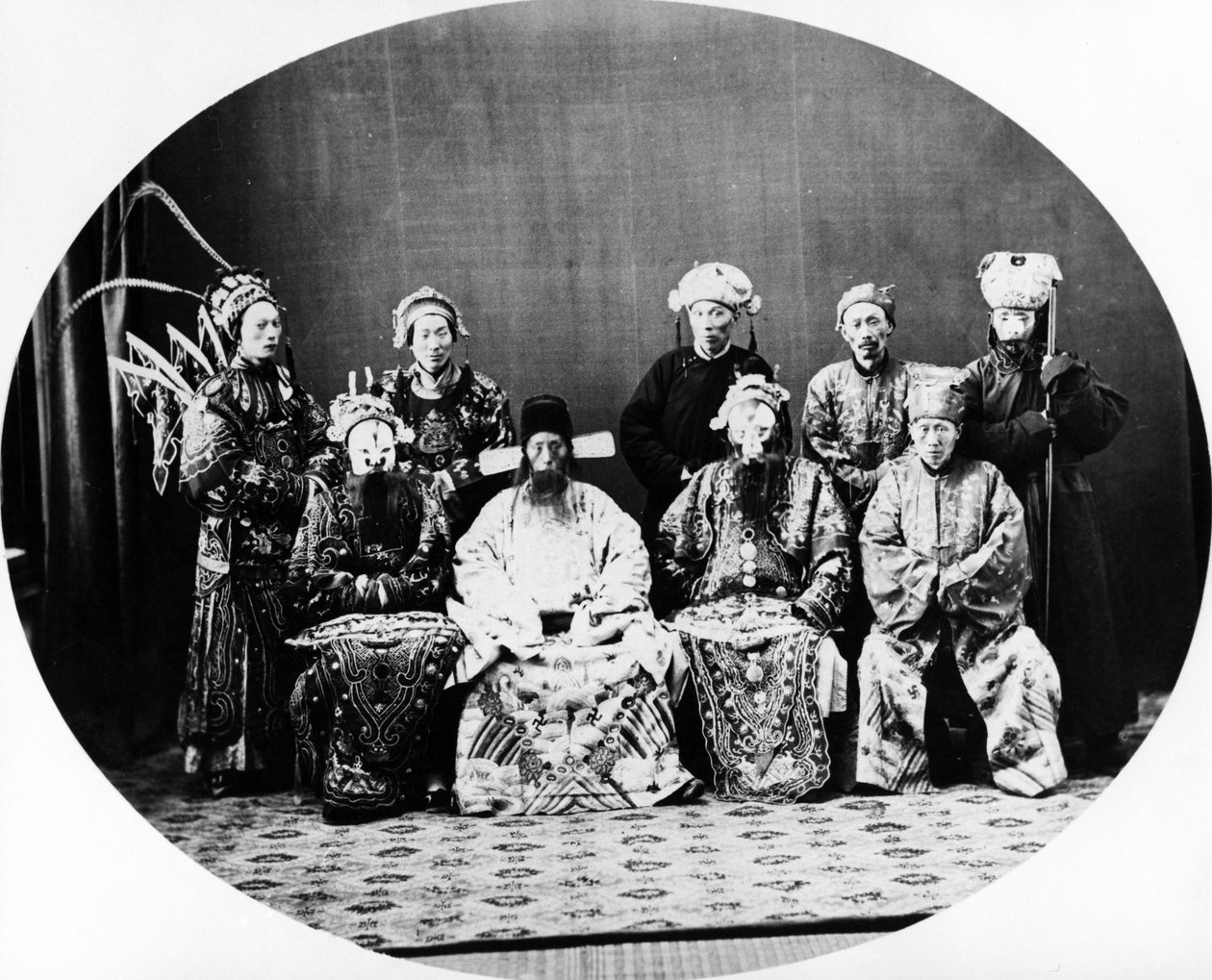 Čínská divadla, Šanghaj, kolem roku 1870 od English Photographer