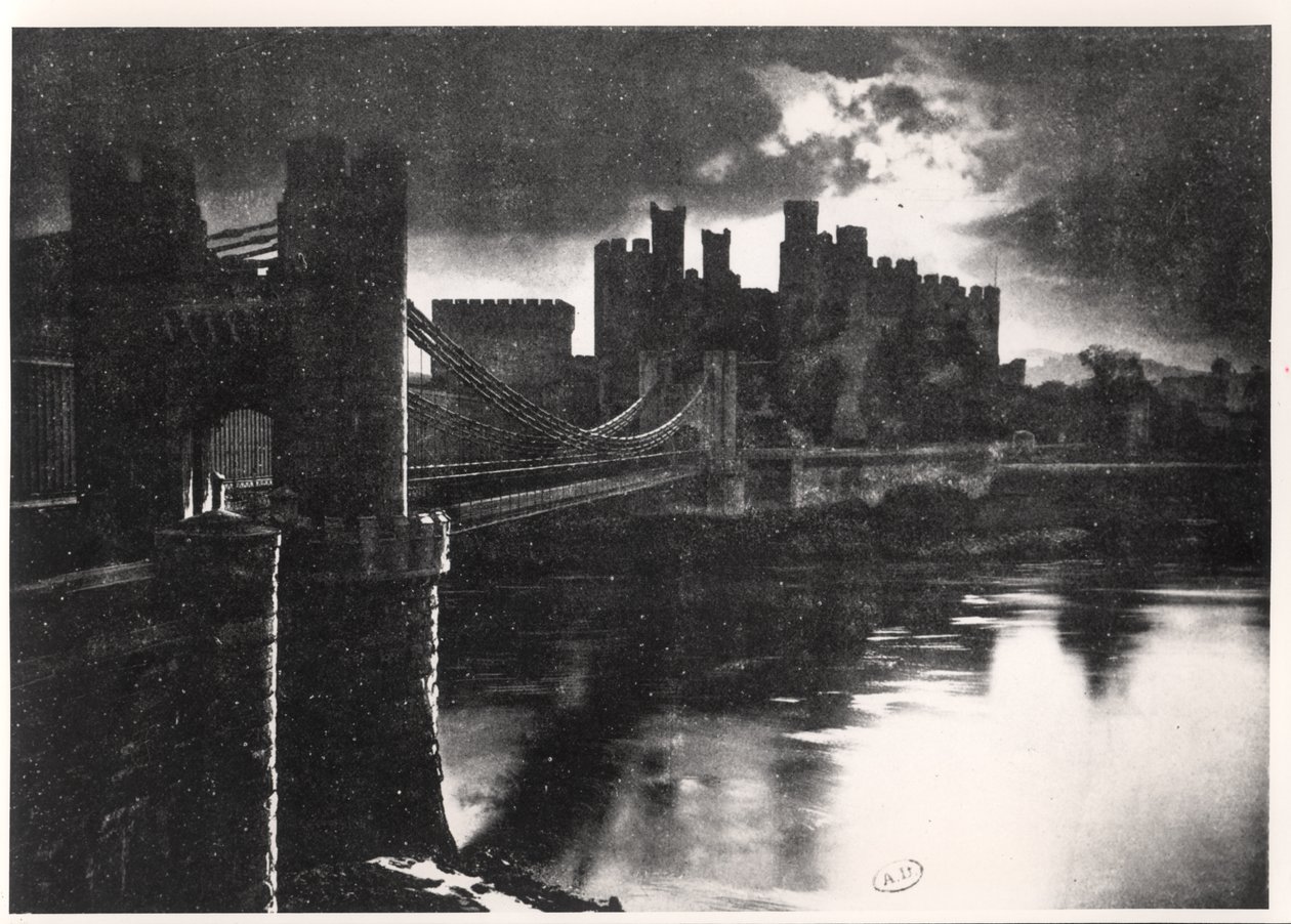 Hrad Conway, kolem 1920-30 od English Photographer