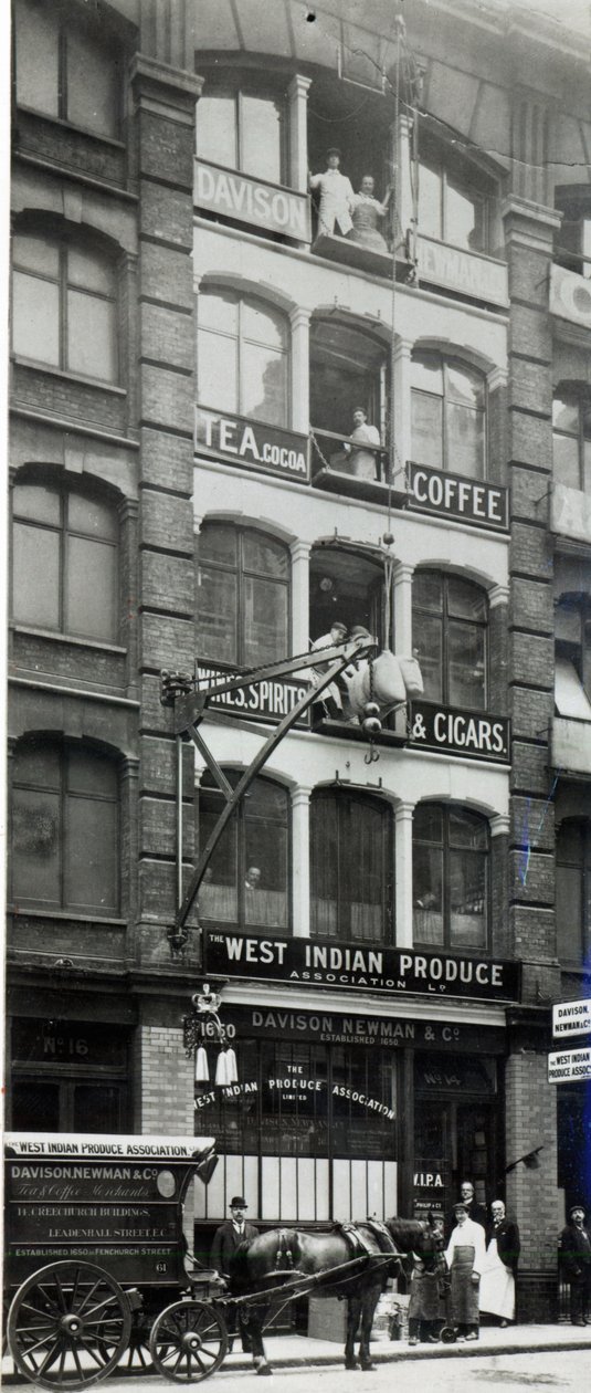 Davison Newman a spol., Creechurch Lane, Londýn kolem roku 1920 od English Photographer