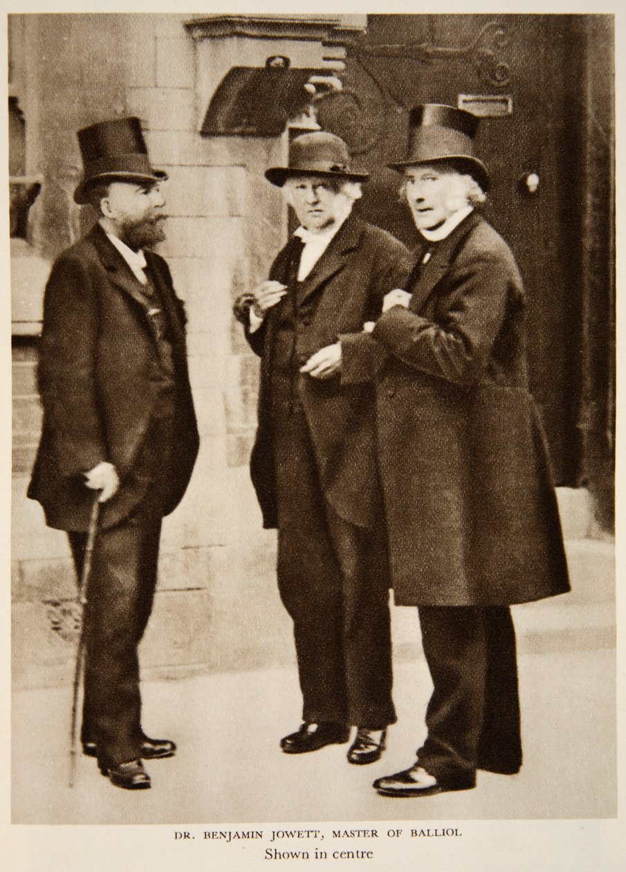 Dr. Benjamin Jowett, Master of Balliol, fotografie z The Times (sépiová fotografie) od English Photographer