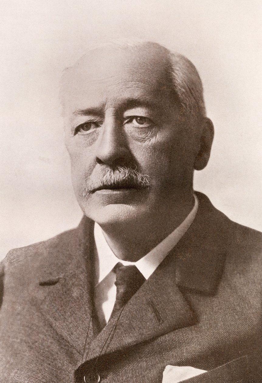 Evelyn Baring, 1. hrabě z Cromer, 1918 (půltónový novinový papír) od English Photographer