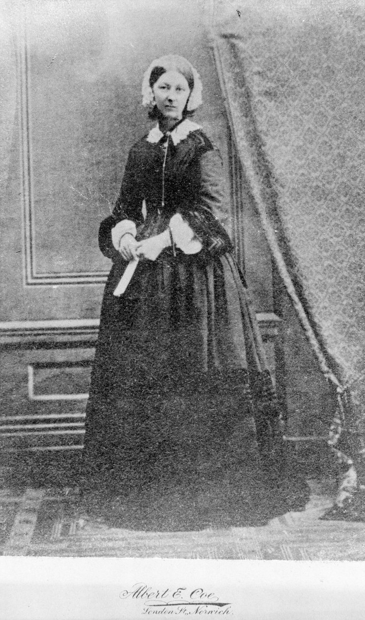 Florence Nightingale, 1856 od English Photographer