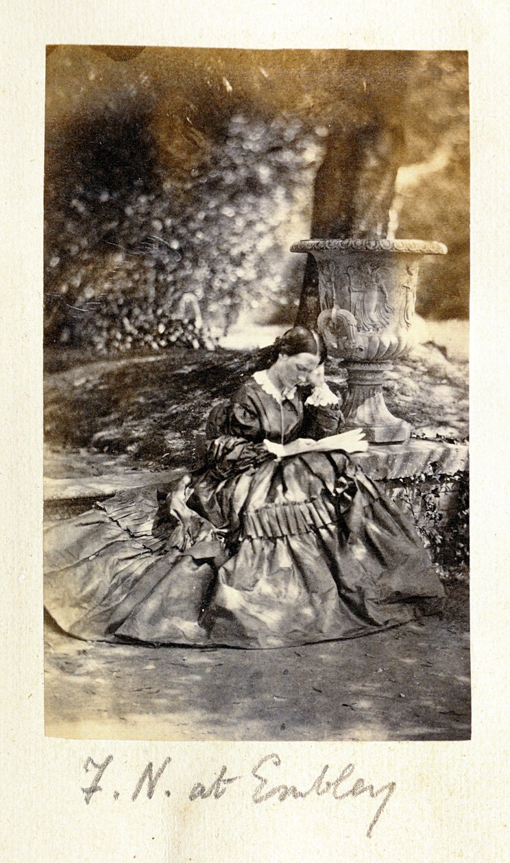 Florence Nightingale v Embley Park, 1858 (viz 321967) od English Photographer