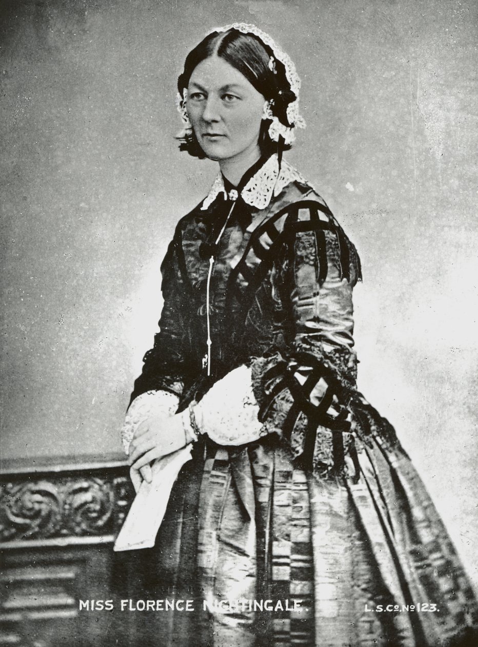 Florence Nightingaleová, kolem roku 1860 od English Photographer