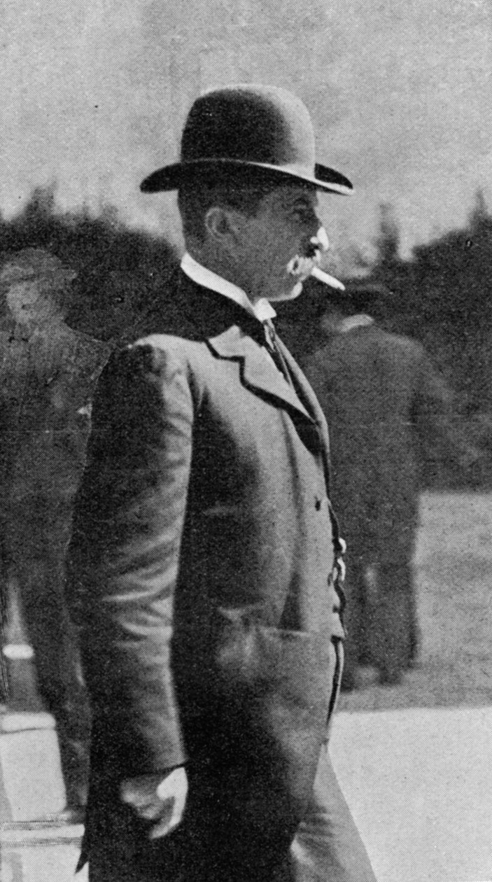 Od hanby k moci: Plukovník Picquart, nový francouzský ministr války, zveřejněno v The Graphic 27. října 1906 od English Photographer