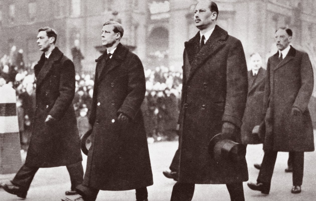 Smuteční průvod Jiřího V., leden 1936 od English Photographer