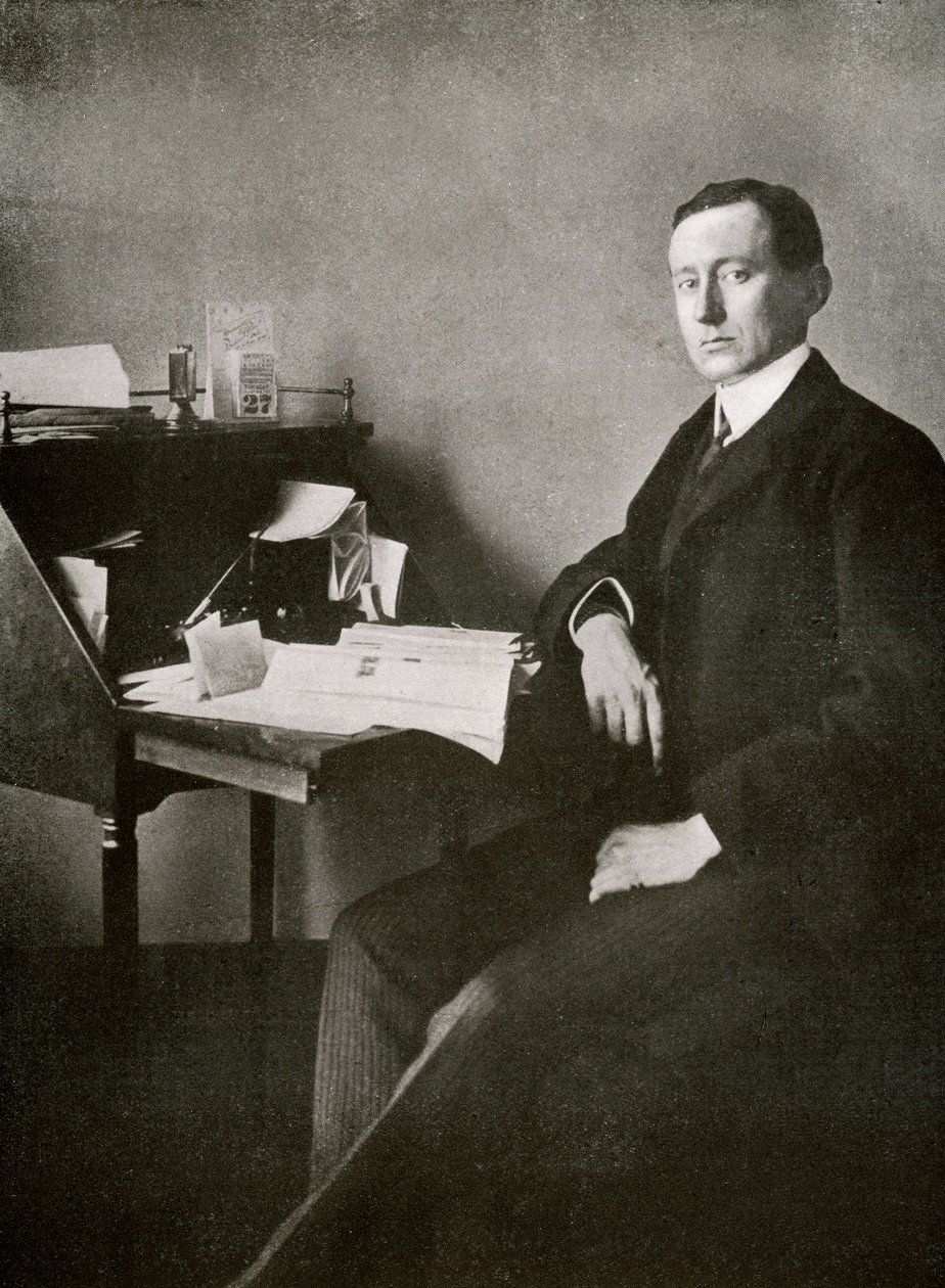 Guglielmo Marconi, z ‚The Year 1912‘, publikoval Londýn, 1913 od English Photographer