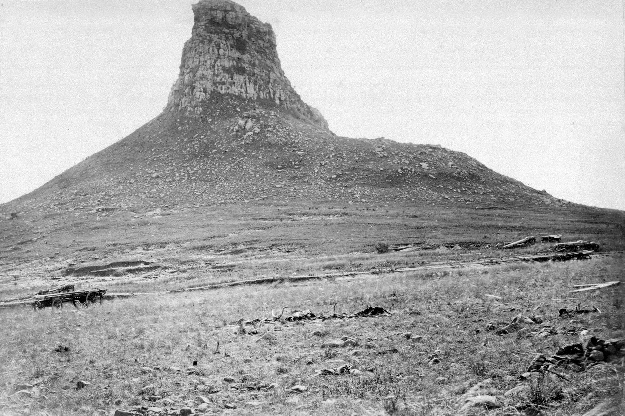 Hora Isandlwana, 1879 od English Photographer