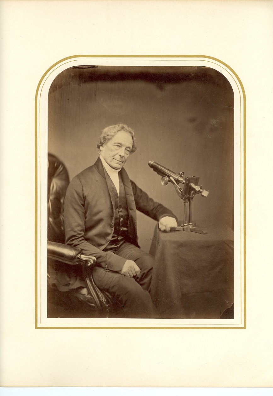 Joseph Jackson Lister FRS (černobílá fotografie) od English Photographer