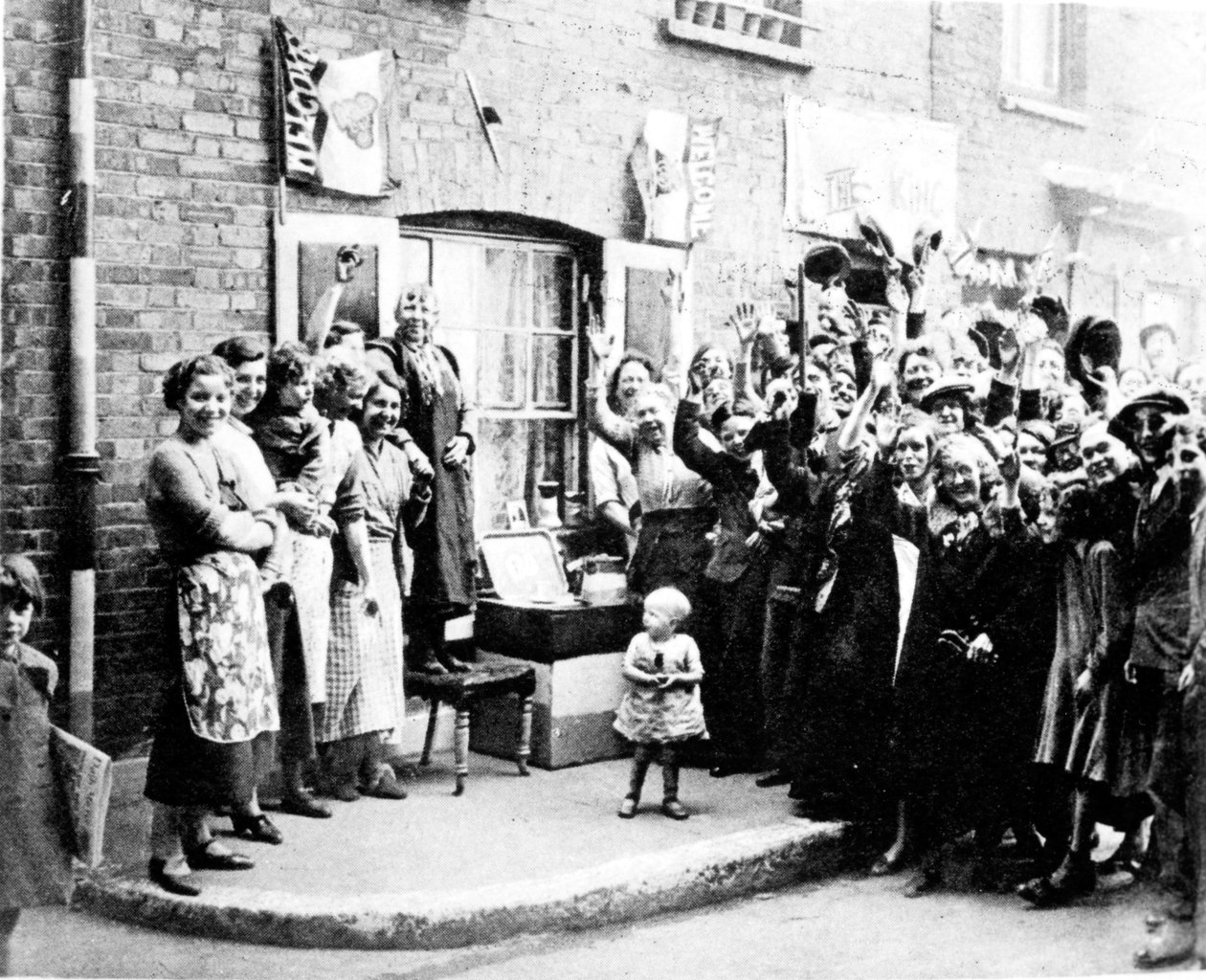 Jubilejní dekorace v East Endu, 12. května 1935 od English Photographer
