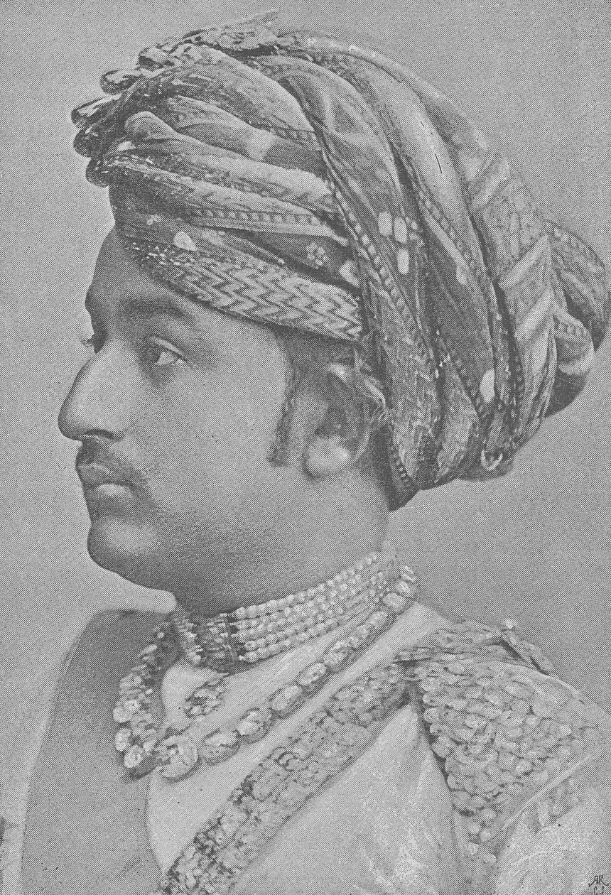Khengarji III, maharao z Cutche od English Photographer