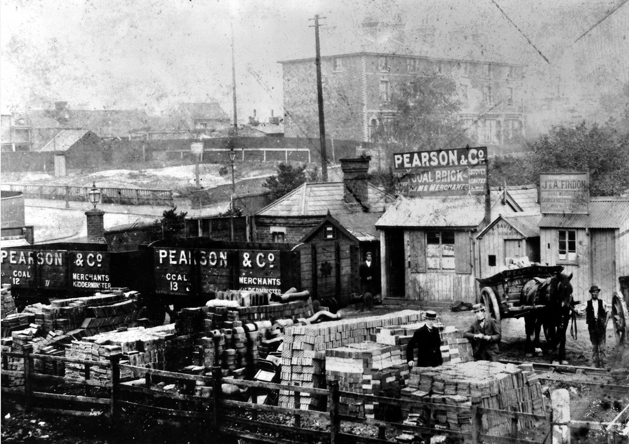 Nákladní nádraží Kidderminster, 1900 od English Photographer