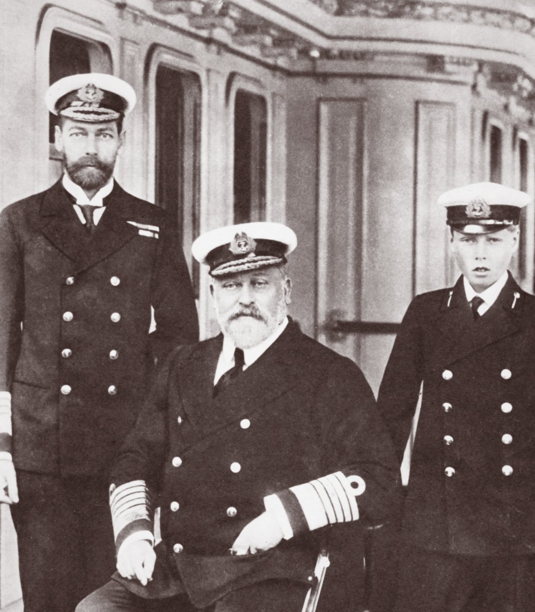 Král Eduard VII., admirál loďstva od English Photographer