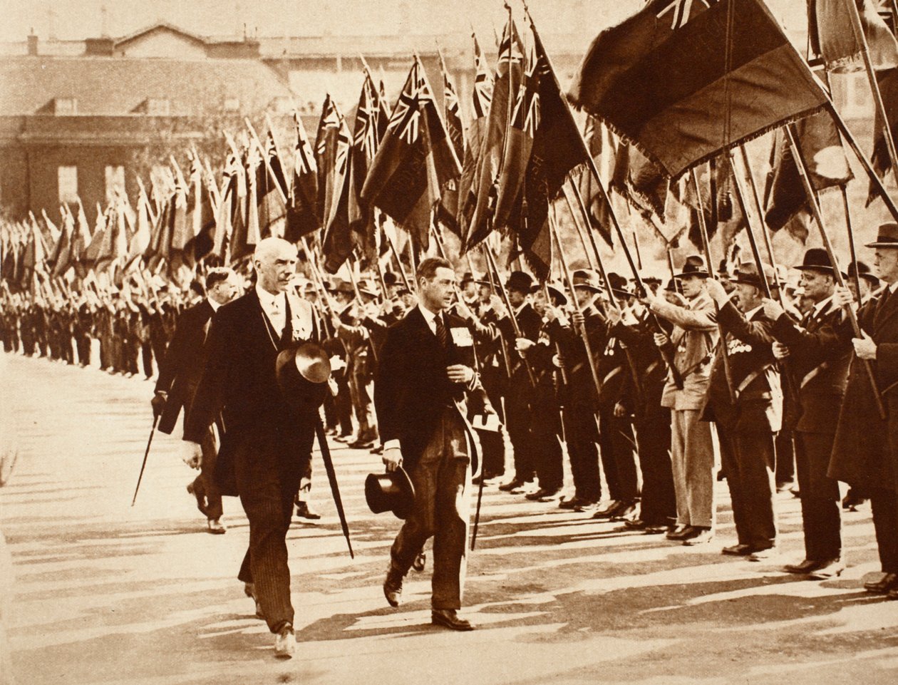 Král Edward s britskou legií, 1914-1918 od English Photographer