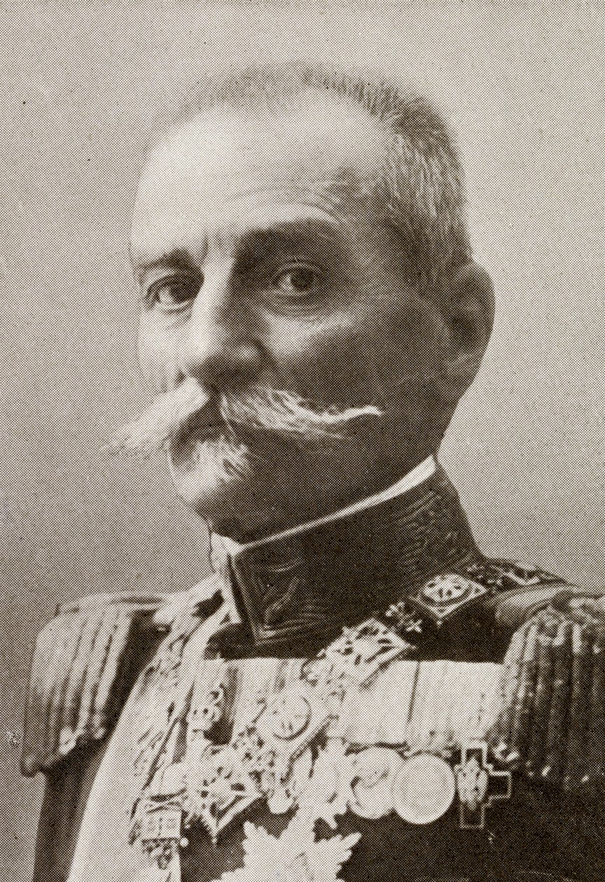 Srbský král Petr I. z roku 1912, vydaný Londýn, 1913 od English Photographer