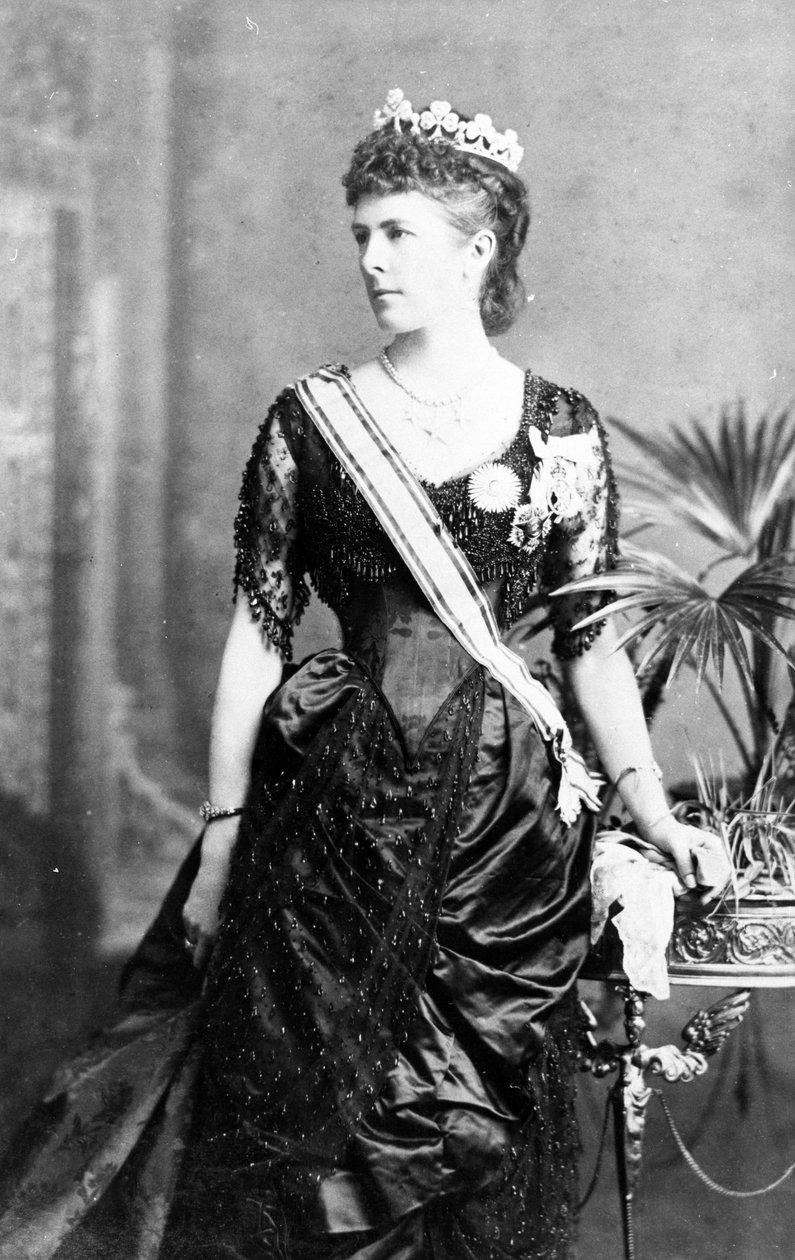 Lady Dufferin jako vicereine Indie, kolem 1884-88 od English Photographer