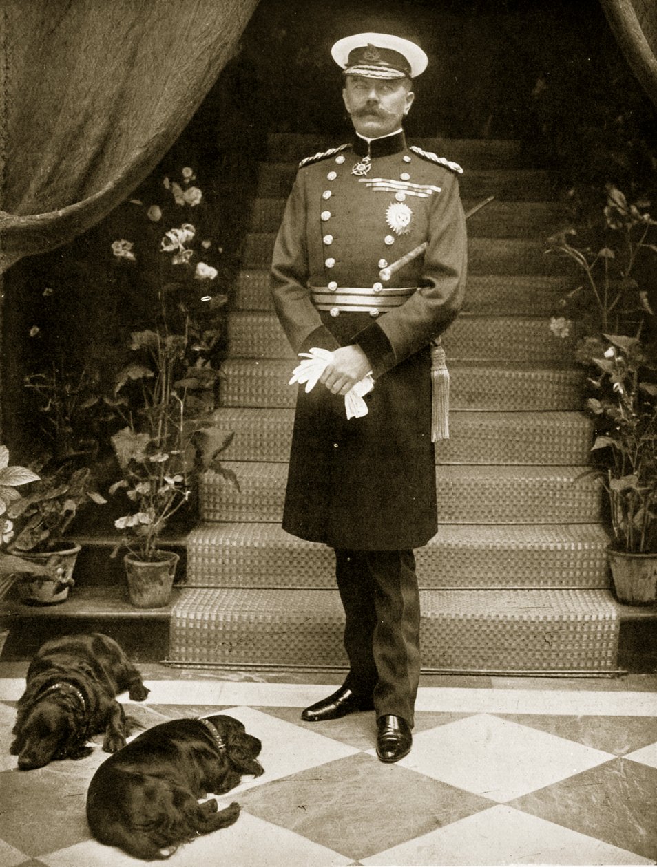 Lord Kitchener (sépiová fotografie) od English Photographer