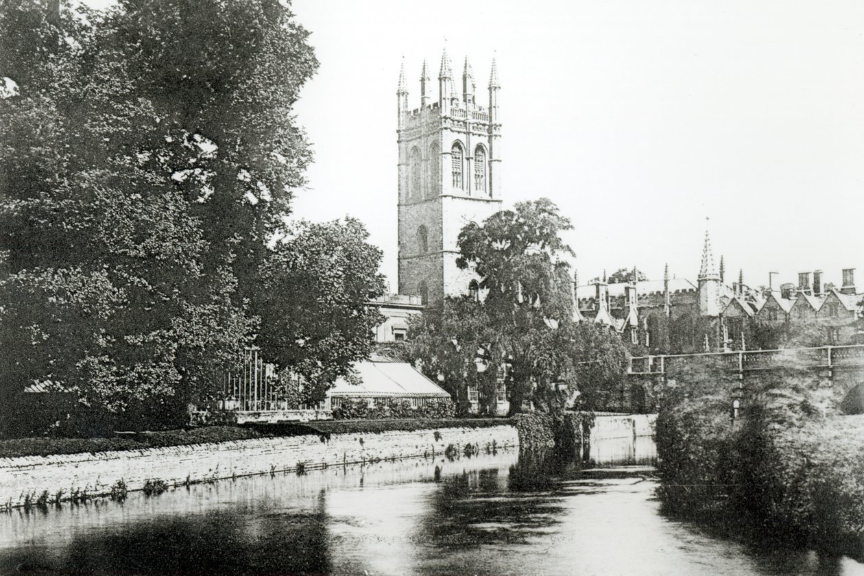 Magdalen College z Cherwell od English Photographer
