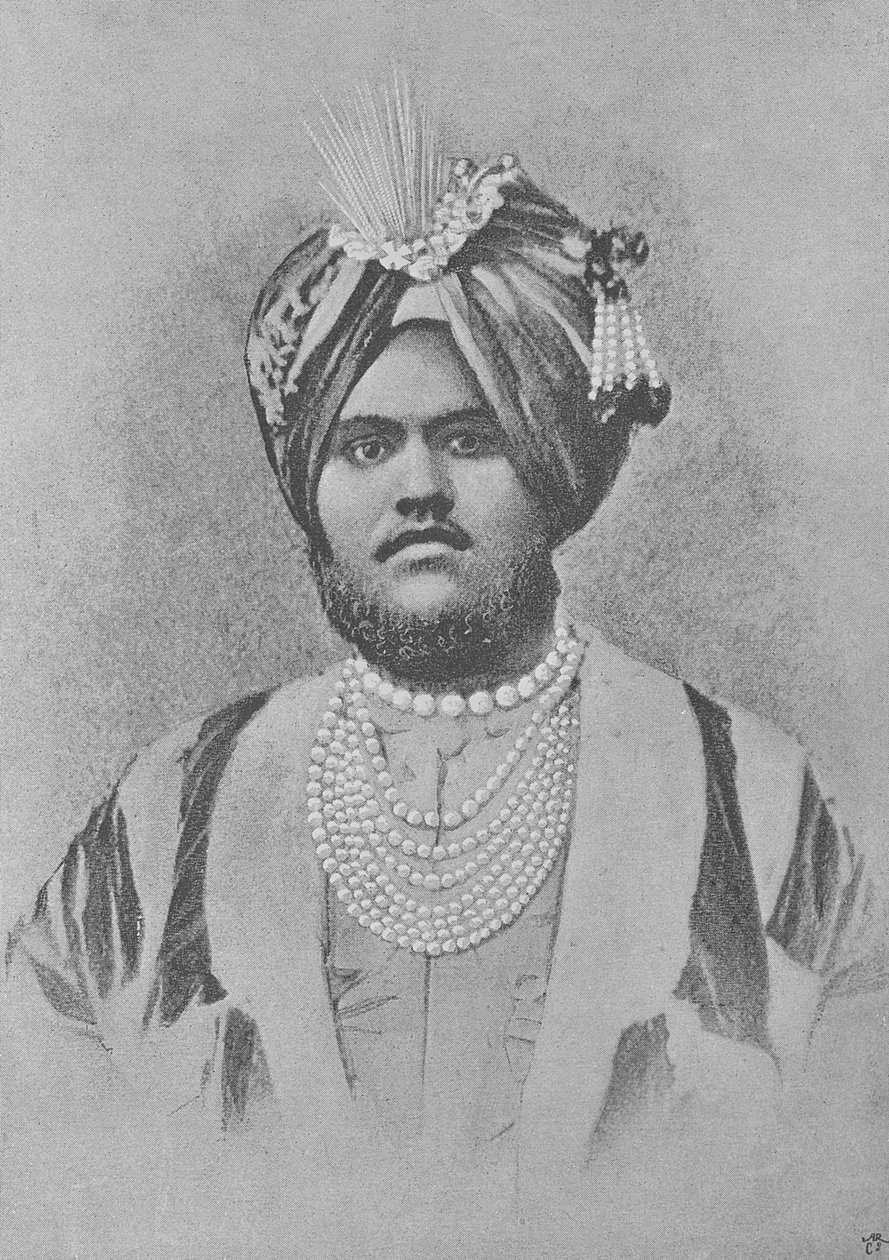Maharaja Jagatjit Singh z Kapurthala od English Photographer