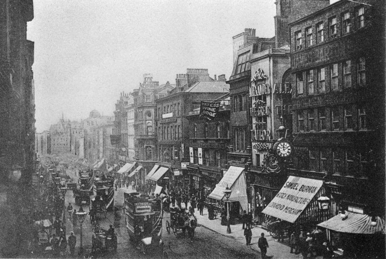 Market Street, Manchester, kolem roku 1910 od English Photographer