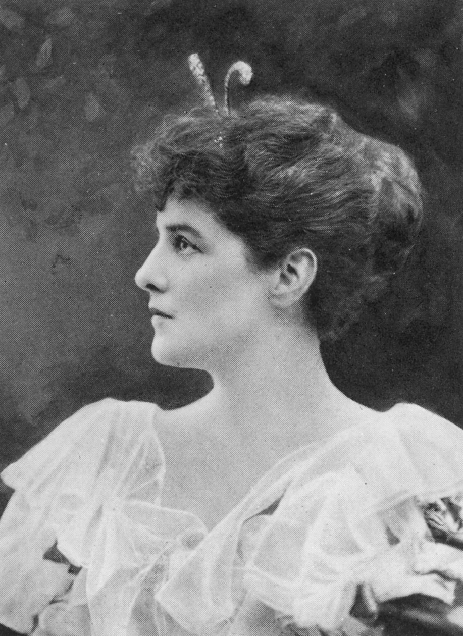 Slečna Jennie Jerome, později Lady Randolph Churchill, 1921 od English Photographer