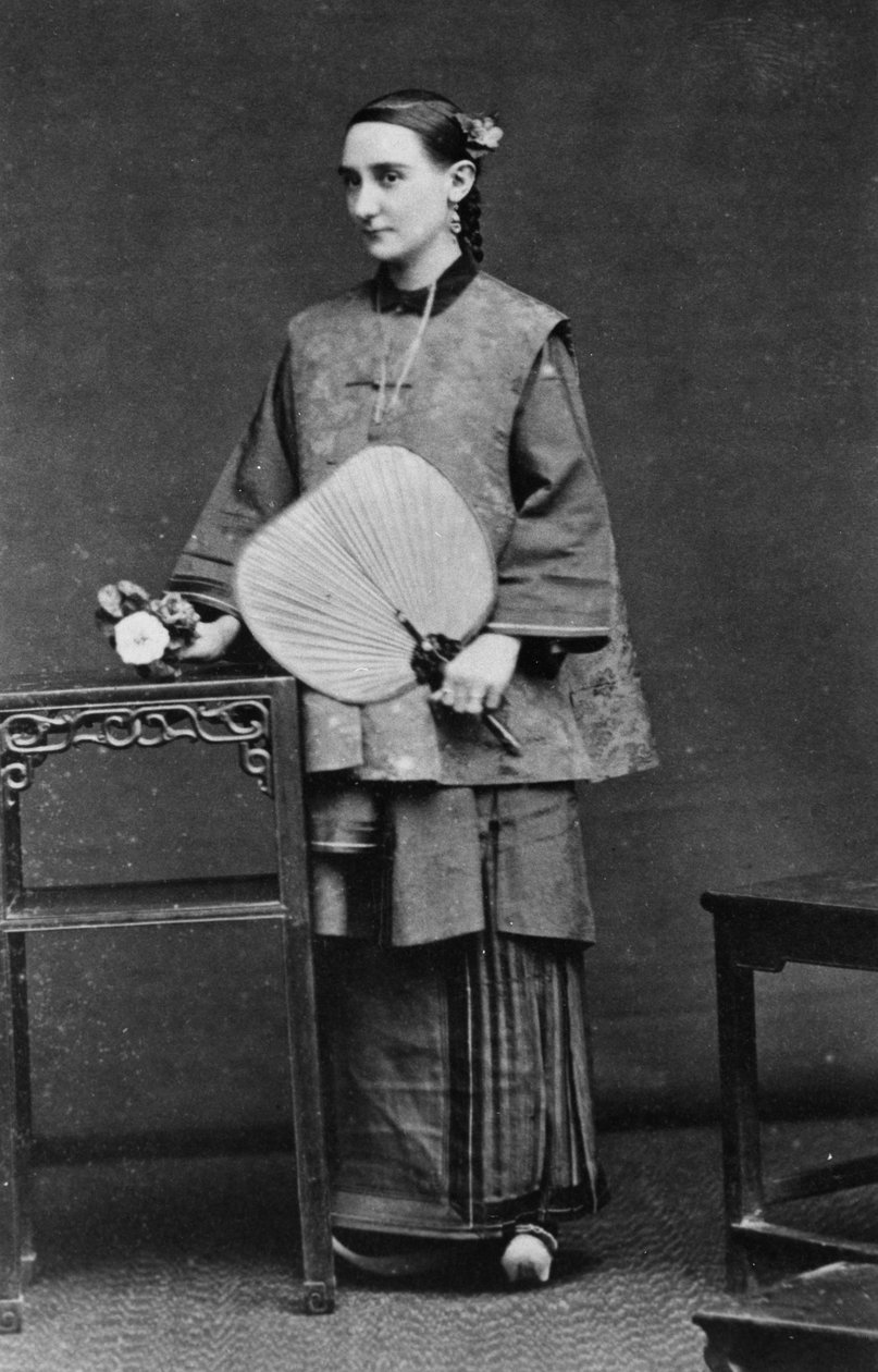 Dívka smíšené rasy, 1878 od English Photographer