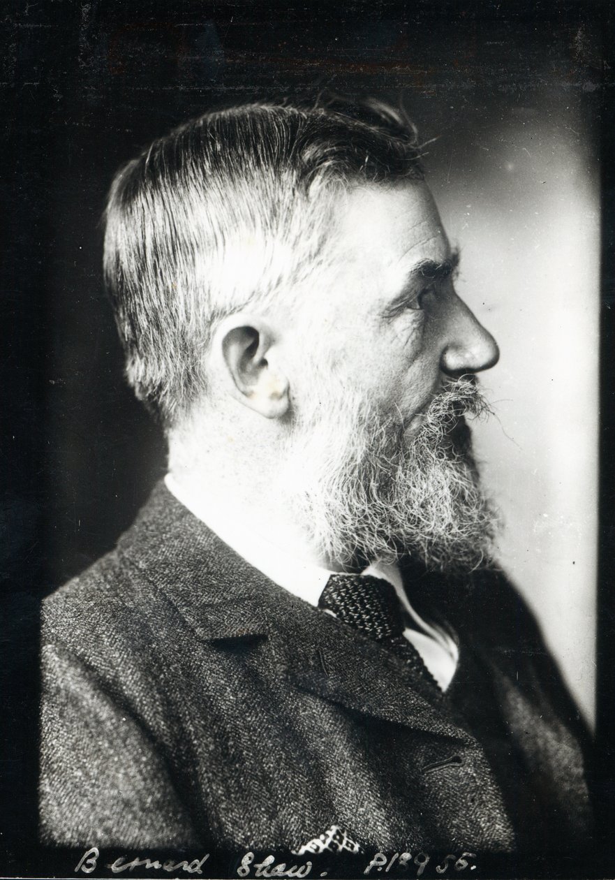 Portrét George Bernarda Shawa, 1925 od English Photographer