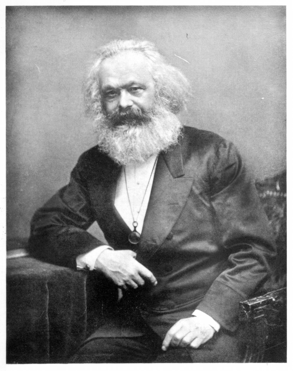 Portrét Karla Marxe (1818-1893) od English Photographer