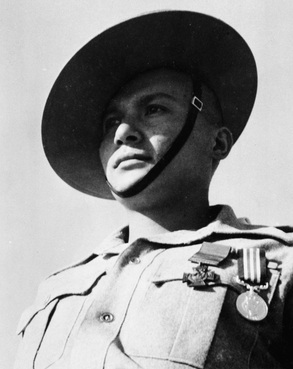 Portrét střelce Ganju Lama VC MM, 1. prapor, vlastní pušky Gurkha 7. vévody z Edinburghu od English Photographer