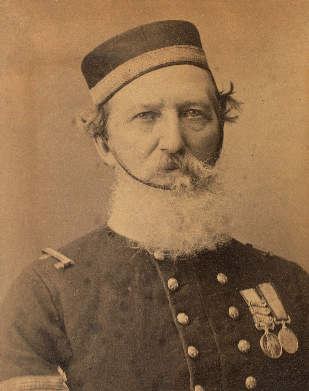 Portrét seržanta Fredericka T. Peakea VC od English Photographer
