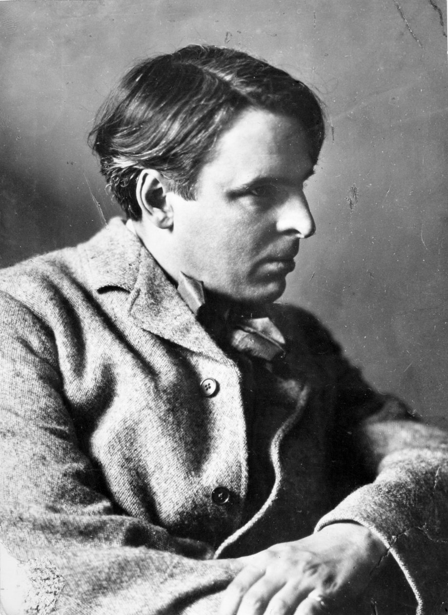 Portrét W.B. Yeats od English Photographer