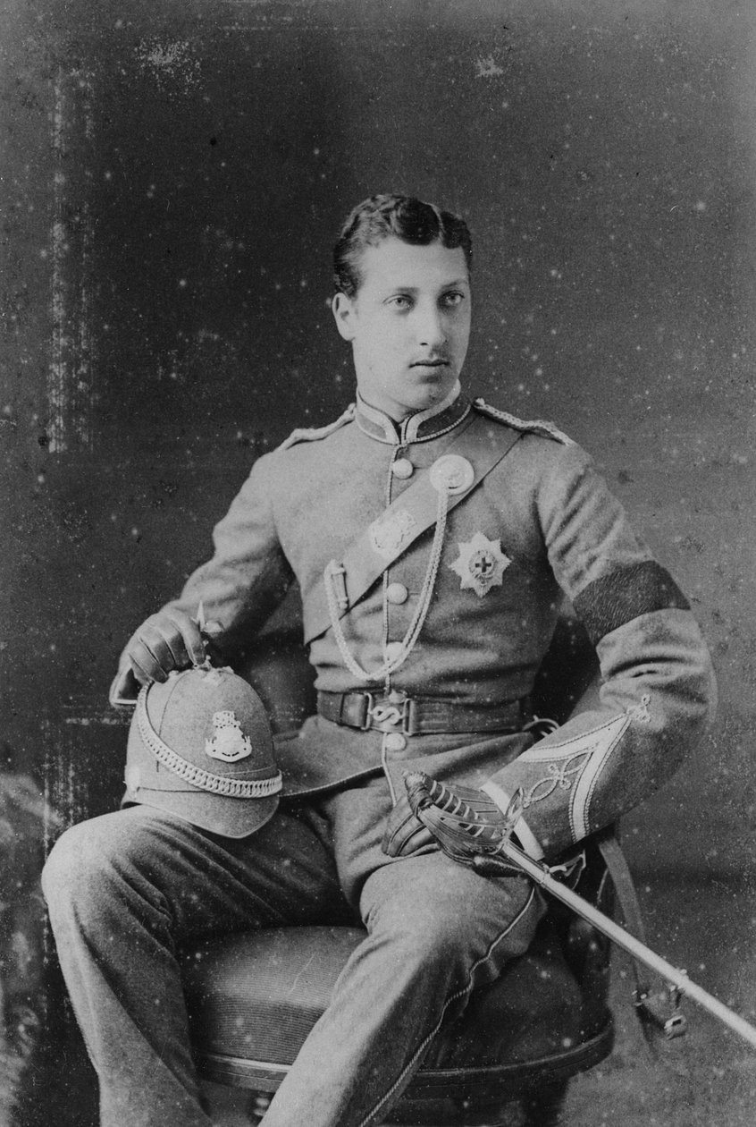 Princ Albert Victor, vévoda z Clarence a Avondale, 1885 od English Photographer