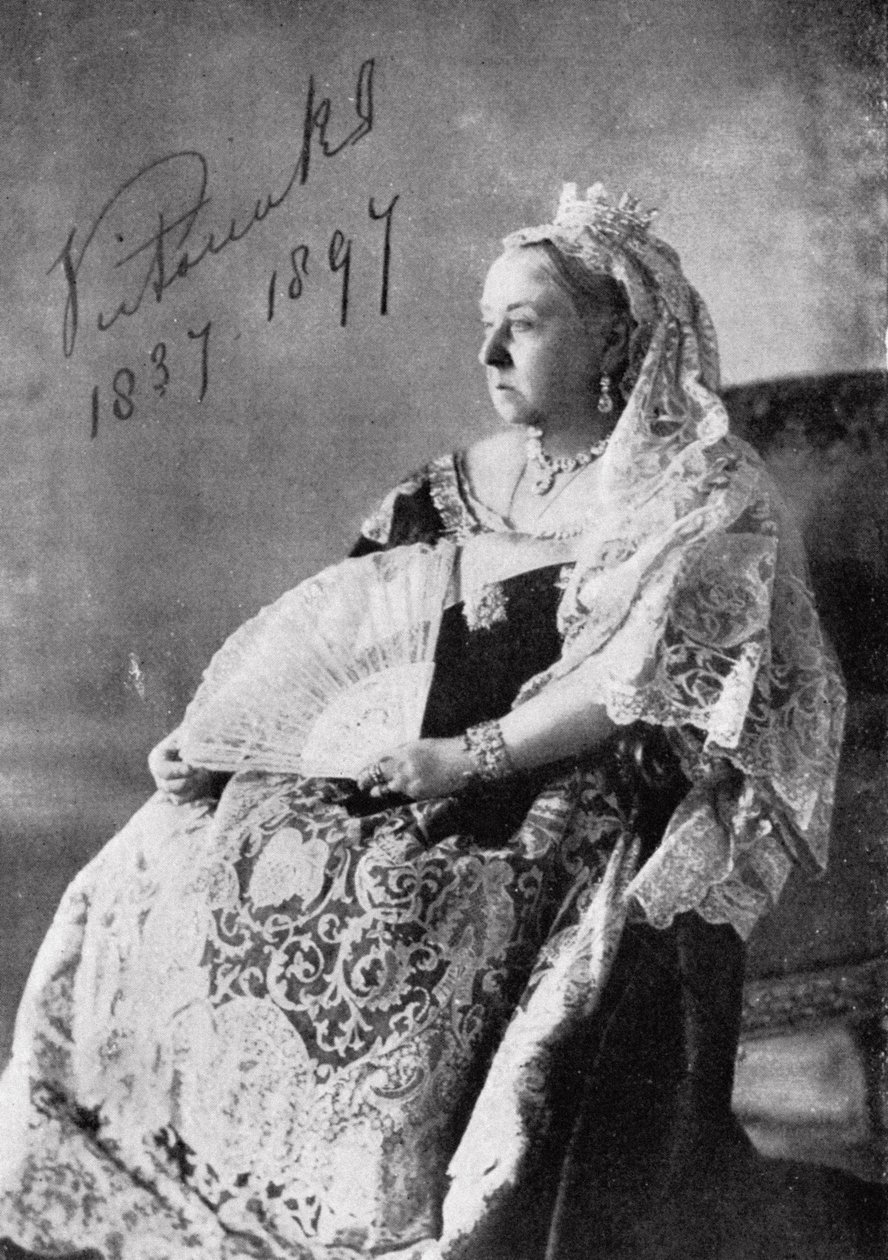 Queen Victoria (1819-1901) Autorizovaná fotografie Diamond Jubilee, 1897 od English Photographer