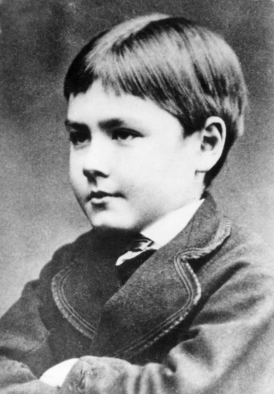 Rudyard Kipling, kolem roku 1870 od English Photographer