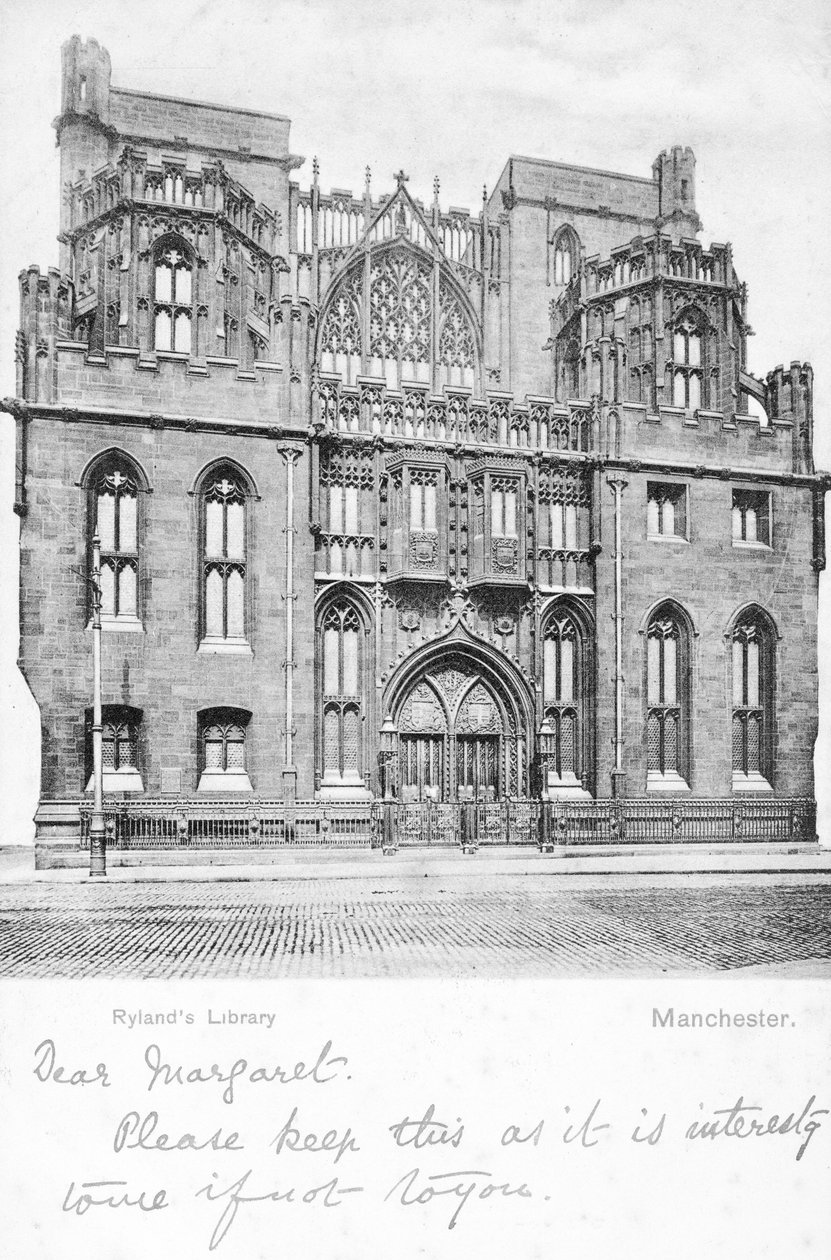 Rylandova knihovna, Manchester od English Photographer