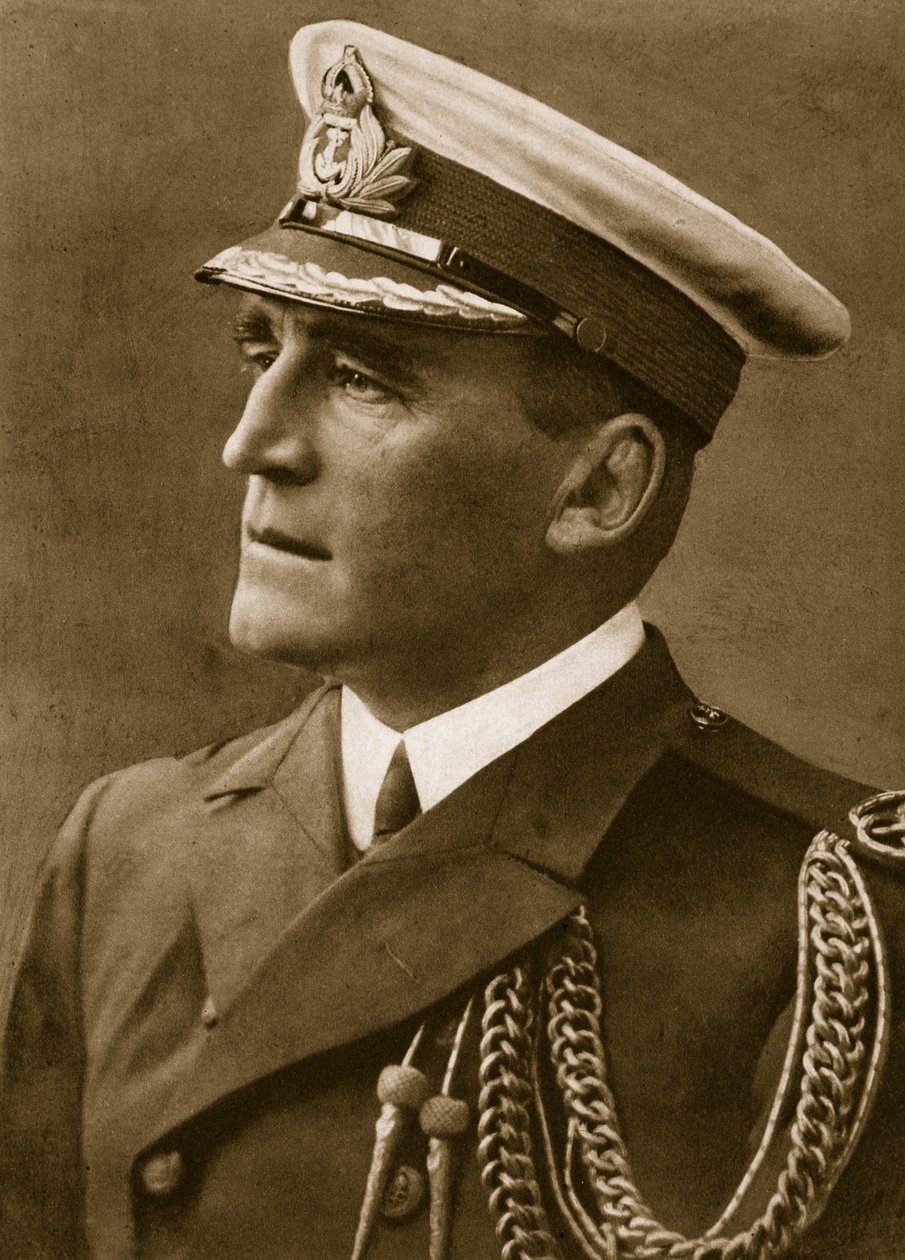 Sir Reginald Y. Tyrwhitt, 1914-1919 od English Photographer