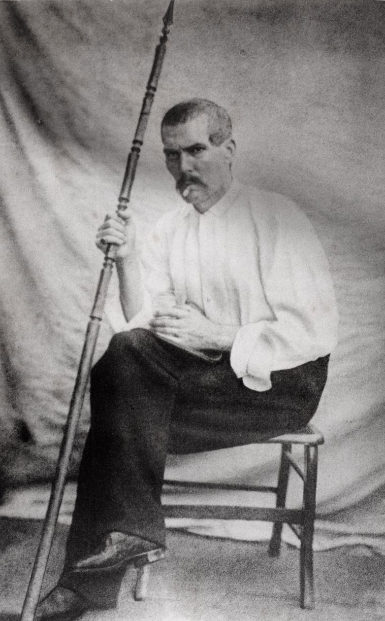 Sir Richard Burton (1821-90) z „The Life of Captain Sir Richard Burton, Volume II“ od Isabel Burton (1831-96) vydané v roce 1893 od English Photographer