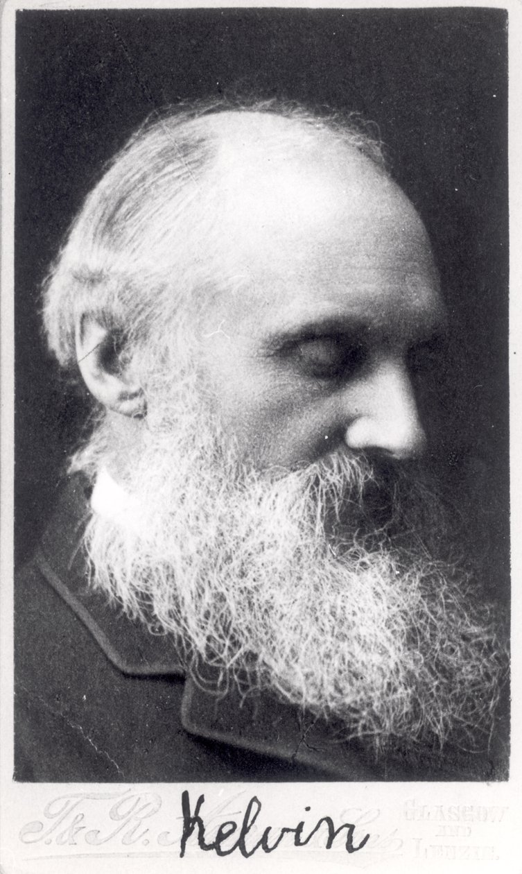 Sir William Thomson (1824-1907) Lord Kelvin od English Photographer